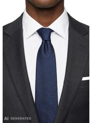 Čierna elegantná kravata Angelo di Monti