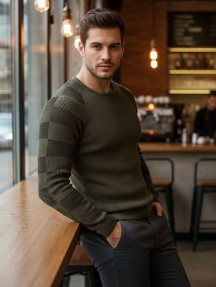 Jedinečný dámsky blankytne modrý sveter Sweet Bunny