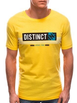 Žlté tričko s potlačou Distinct S1768