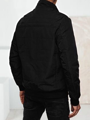 Moderná modrá bomber bunda