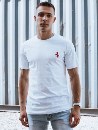 Pútavé biele tričko s logom