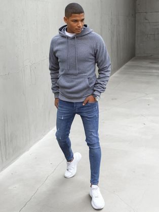 koženková pánska bunda s vreckami