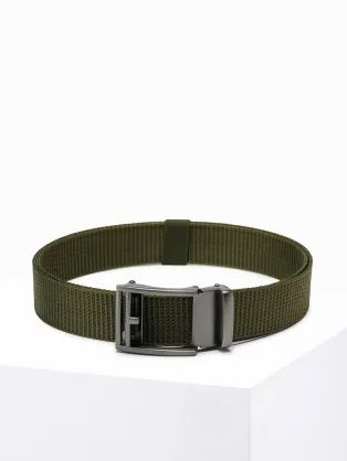 Športový pánsky opasok khaki A828