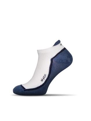 Bielo - modré pánske ponožky