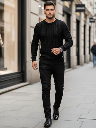 Tmavošedé elegantné pánske nohavice