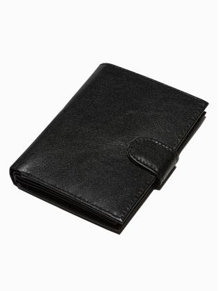 Čierna peňaženka s prackou A794
