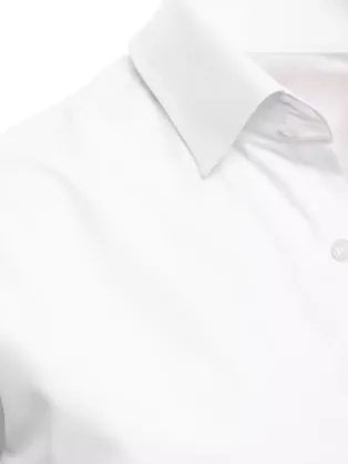 Klasická biela košeľa s krátkym rukávom