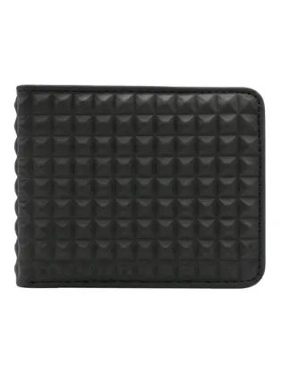 Čierna kožená pánska peňaženka s prackou