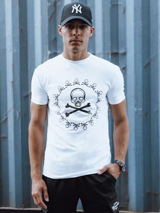 Trendy biele tričko s potlačou