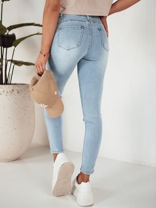 Moderné široké svetlomodré dámske rifle BAGETSON