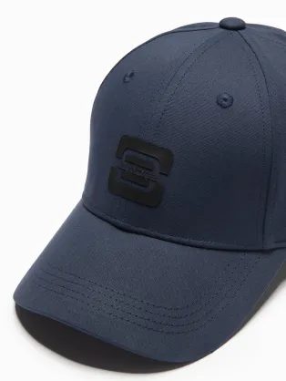 Pánska tmavo modrá šiltovka s logom V1 ACCS-0100