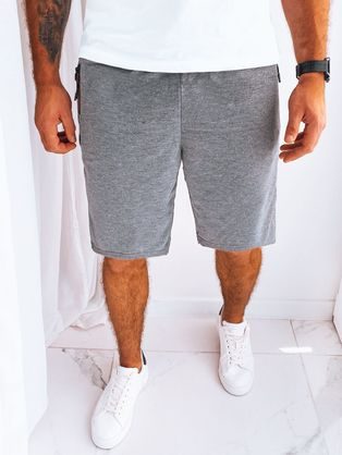 Trendy pánske kraťasy na bežné nosenie tmavošedé