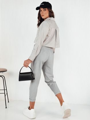 Dámske moderné béžové nohavice Glappo