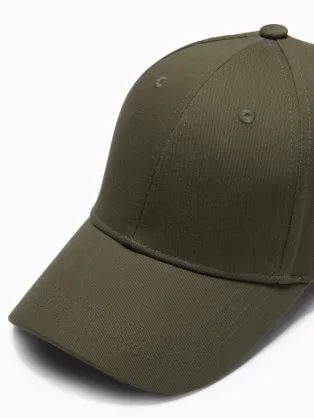 Pánska basic tmavo modrá šiltovka s výšivkou V4 ACCS-0102