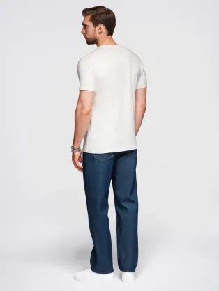 Jedinečné svetlo šedé bavlnené tričko s nášivkou V2 TSCT-0151