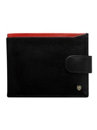 Čierna kožená peňaženka v trendy dizajne