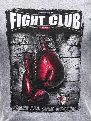 Pánske šedé tričko Fight S1861