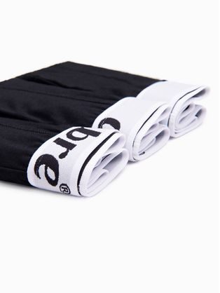 Čierno-biele boxerky U284