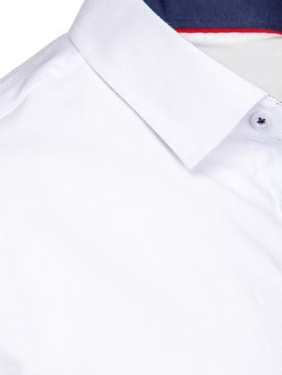 Jedinečná biela pánska košeľa