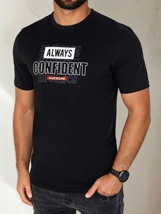 Originálne čierne tričko s nápisom