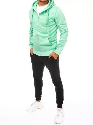 Mätovo-čierna tepláková súprava