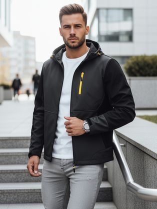 Trendy šedá pánska softshellová bunda