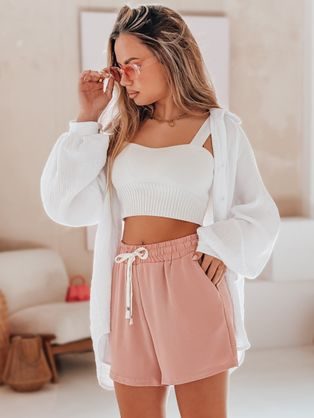 Dámske letné kraťasy ružové