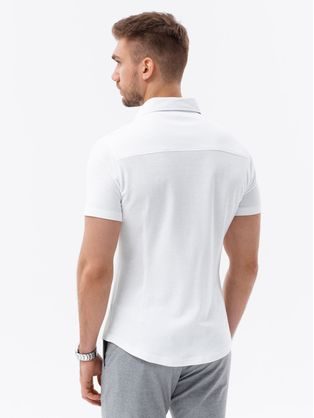 Modrá slim fit pánska košeľa