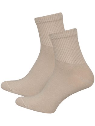 Klasické béžové pánske ponožky Active