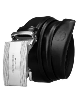 Čierny kožený pánsky opasok Peterson