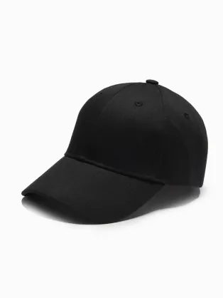 Jednofarebná čierna šiltovka V1 ACCS-0105