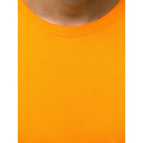 Jednoduché svetlo-pomarančové tričko JS/712005/69Z