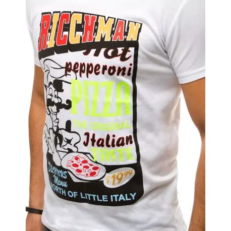 Originálne biele tričko Pizza