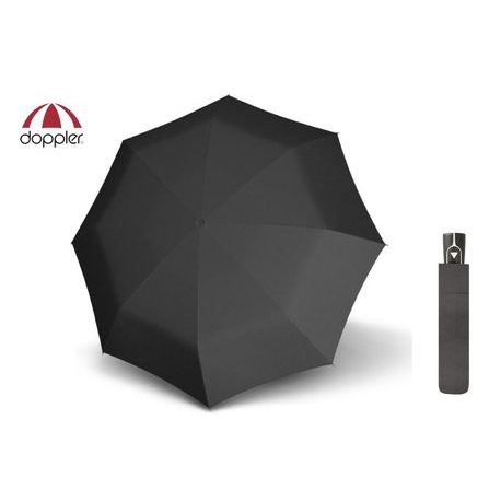Čierny vzorovaný dáždnik Doppler Fiber AC