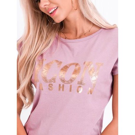 Trendové dámske tričko v ružovej farbe SLR045