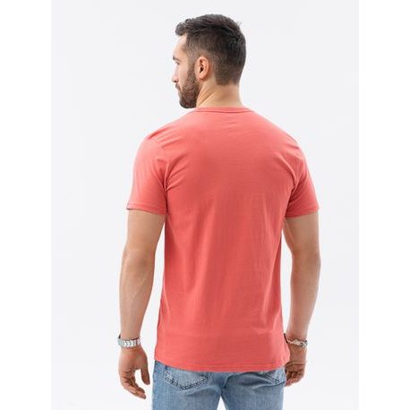 Trendové koralové tričko S1370