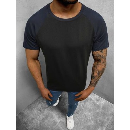 Čierno-granátové pohodlné tričko JS/8T82/3