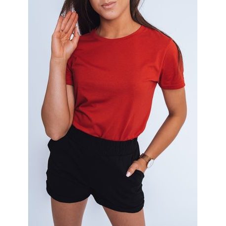 Jednoduché červené dámske tričko Mayla
