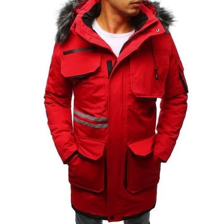 Originálna zimná červená bunda