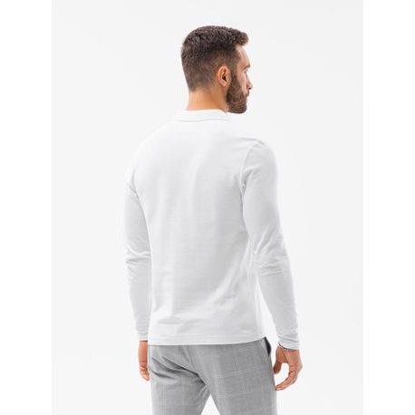 Tričko s dlhým rukávom v bielej farbe L132