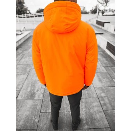 Štýlová zimná bunda v pomarančovej farbe JS/HH011/48Z
