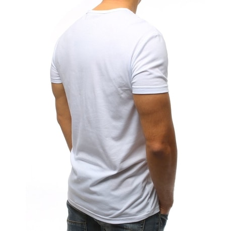 Senzačné biele tričko s atraktívnou potlačou