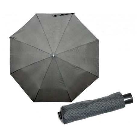 Antracitový skladací dáždnik Doppler Mini Fiber