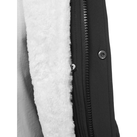 Štýlová pánska zimná čierno-biela bunda O/5832Z
