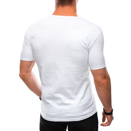 Štýlové tričko v bielej farbe S1404