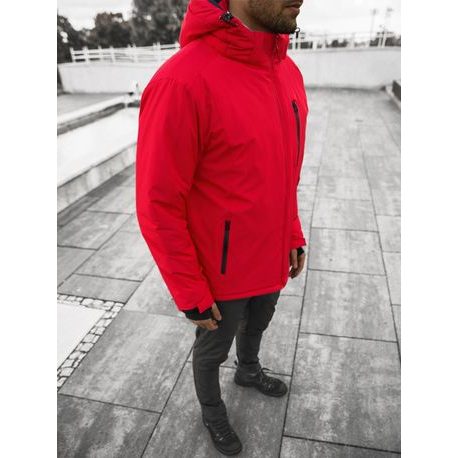 Štýlová červená zimná bunda JS/HH011/5Z