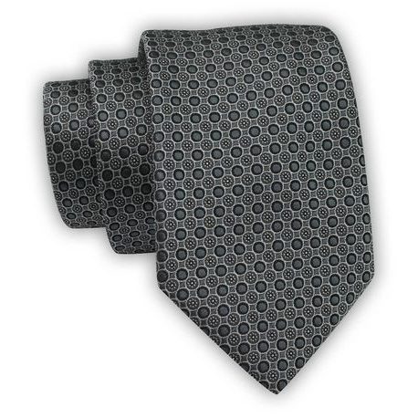 Grafitová kravata s jemným vzorom Alties