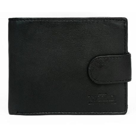 Pánska čierna peňaženka s prackou WILD