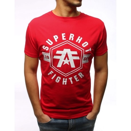 Červené tričko SUPERHOT FIGHTER
