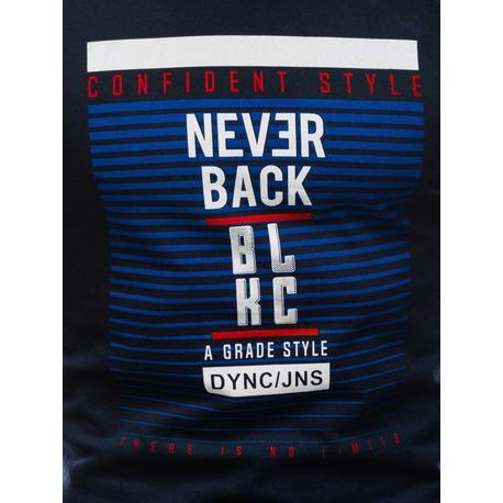 Granátové tričko s dlhým rukávom Never Back L144